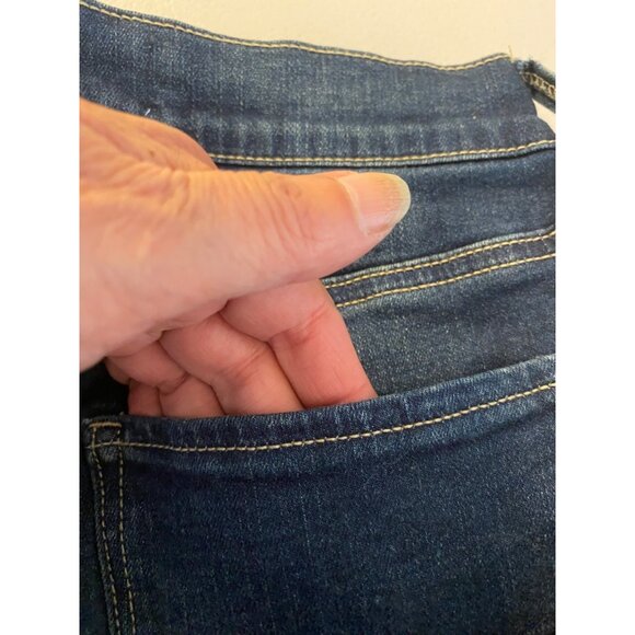 Mudd Jeans Pants Womens High-Rise Distressed Jegging Dark Denim Size 1 - Picture 7 of 10